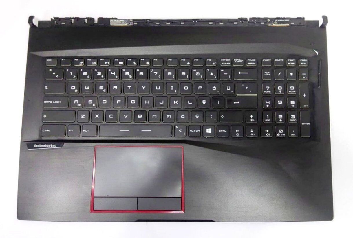 Orijinal MSI GE75 17E2 Notebook Klavye Dahil Üst Kasa 3077E2C212
