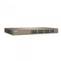 TENDA TEF1226P 24 PORT 10/100 24 PORT POE WEB YÖNETİLEBİLİR SWITCH 2GE+2SFP (410W)