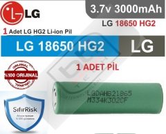 SONY VTC 6 MUADİLİ LG HG 2 INR 18650 Li-Ion 3000 mAh pil