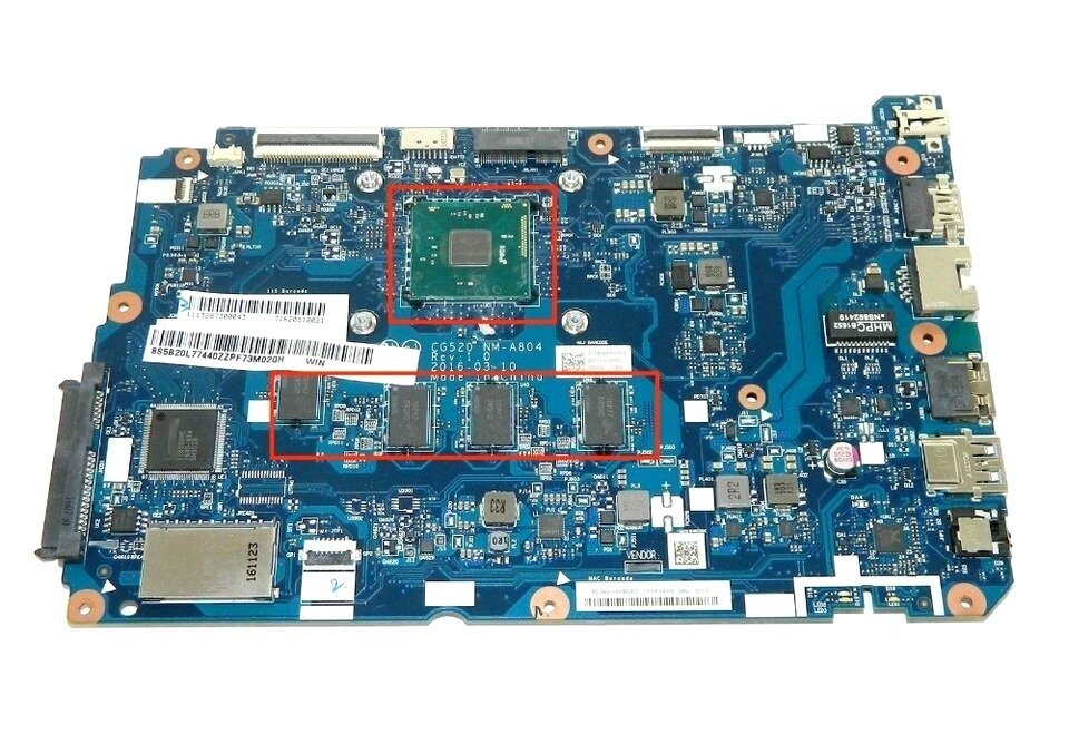 Lenovo ideapad 110-15IBR Pentium N3710 İşlemci On Board Notebook Anakart 5B20L46220 NM-A801