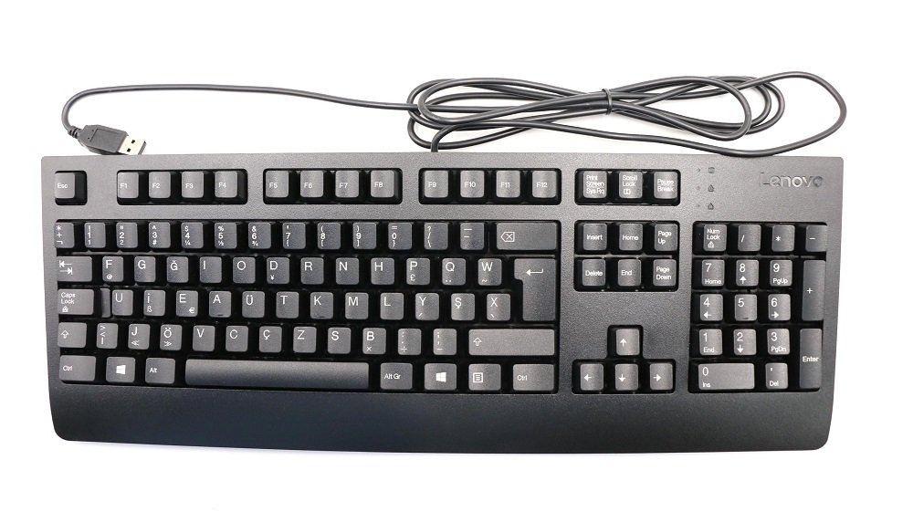 Orijinal Lenovo ThinkCentre M80t 11TD Gen 3 Desktop Kablolu F Klavye 00XH724