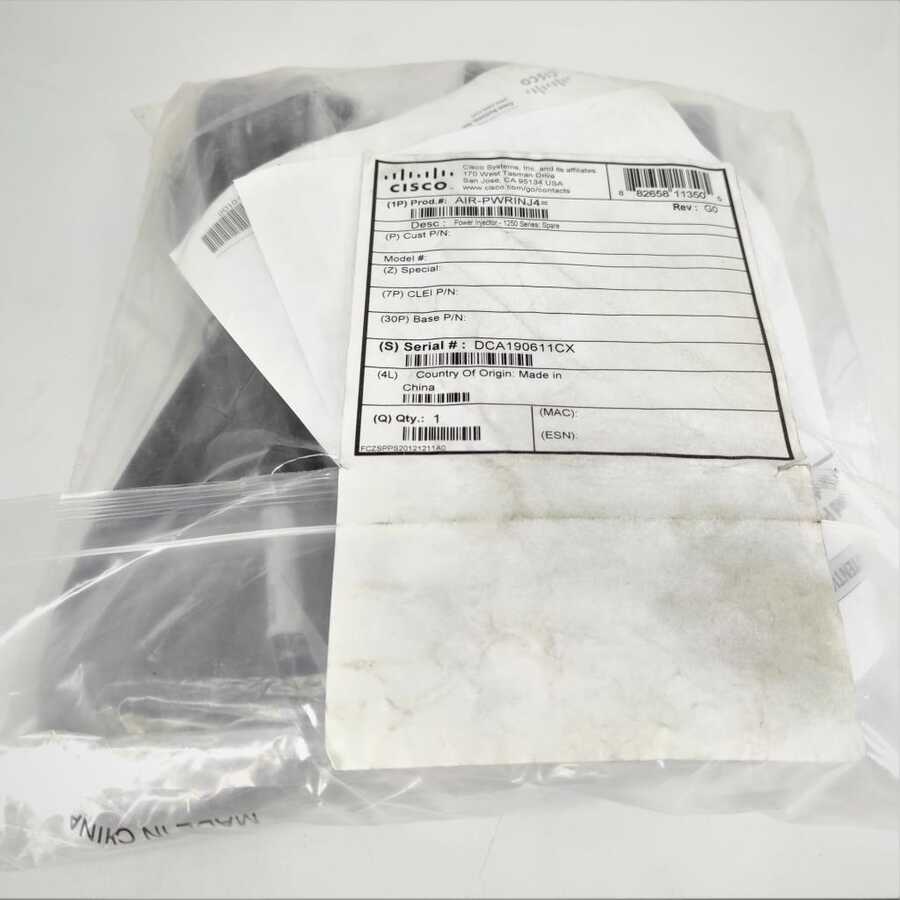 CISCO Power Injector AIR-PWRINJ4 341-0212-01 for AIRONET