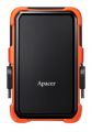 Apacer AC630 Siyah-Turuncu 1 TB Askeri Sınıf Darbeye Dayanıklı 2.5'' USB 3.1 Taşınabilir Harddisk (AP1TBAC630T-1)