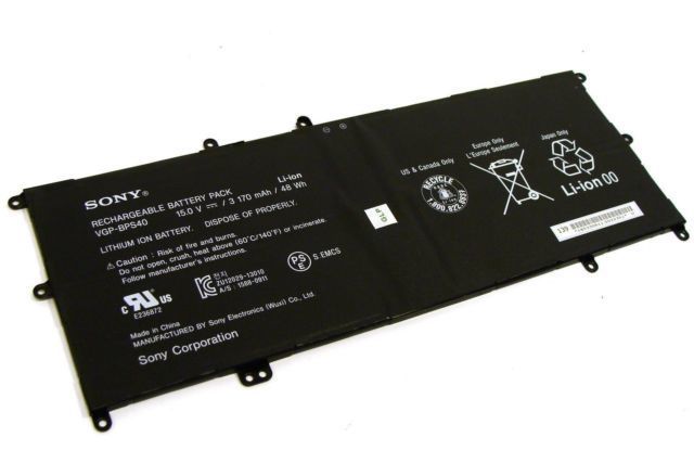 Orijinal Sony Vaio Flip15 Svf15n1ı4r Notebook Batarya Pil VGP-BPS40