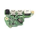 Orijinal Hp Probook 450 G3 455 G3 Audio Jack Ethernet USB Port Board DA0X63TB6F1