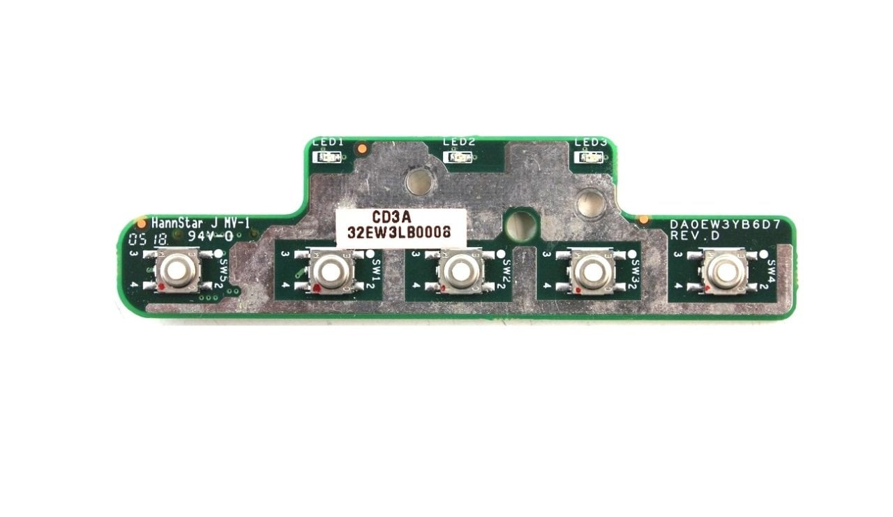 Toshiba Satellite L10 L15 Tetik Power Buton Media Board 32EW3LB0008 DA0EW3YB6D7