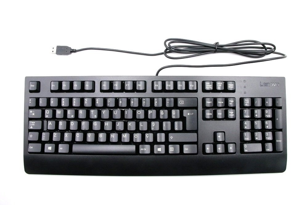 Orijinal Lenovo ThinkCentre M90t Gen 3 11TM 11TU Desktop Kablolu Klavye