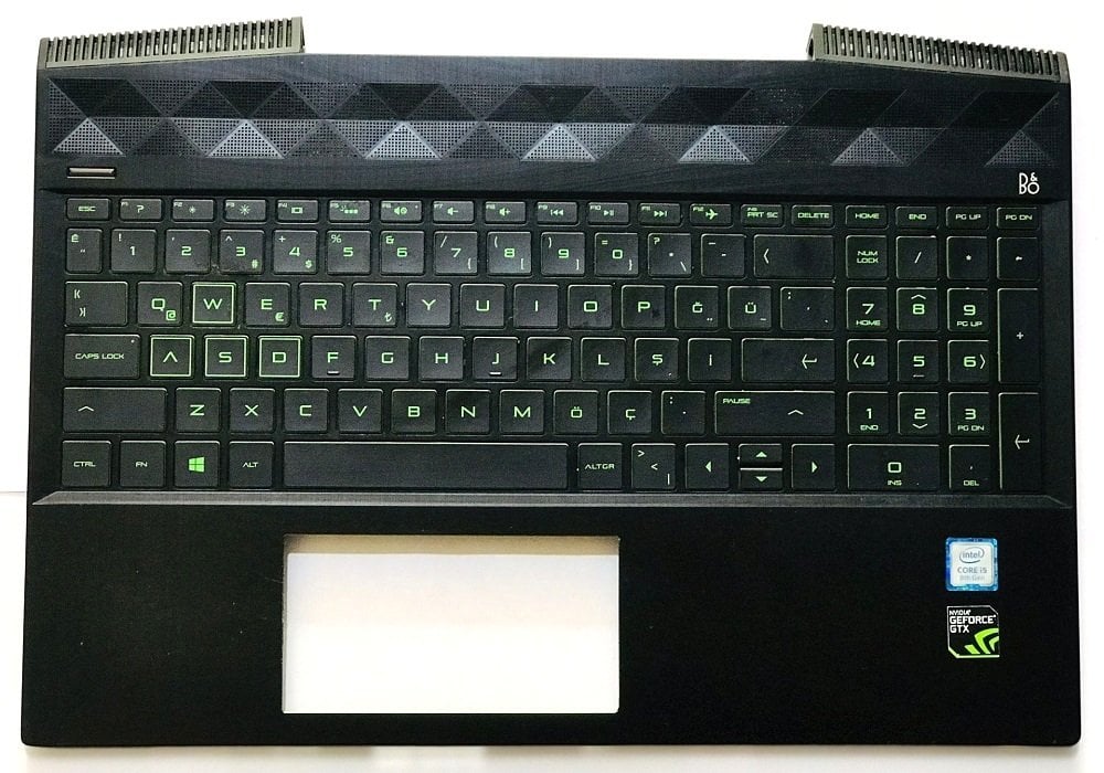 HP Pavilion Gaming 15-CX 15-CX0000 15-CX0056WM Klavye Dahil Üst Kasa AM28B000E00