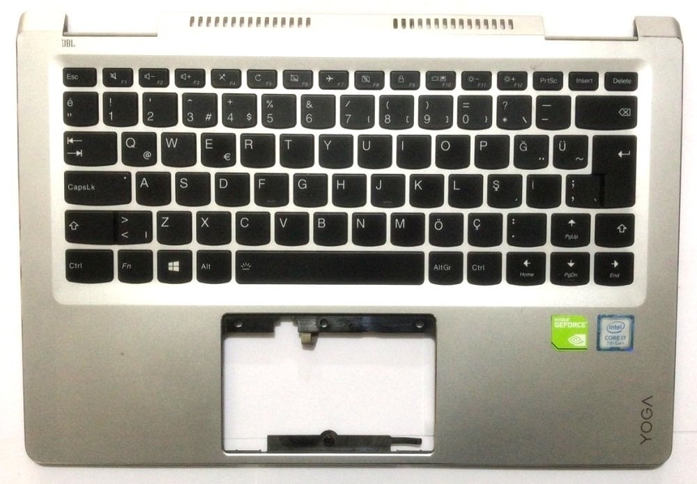 Lenovo Orijinal Yoga 710-14ISK 80TY Notebook Klavye Dahil Üst Kasa AM1JH000210