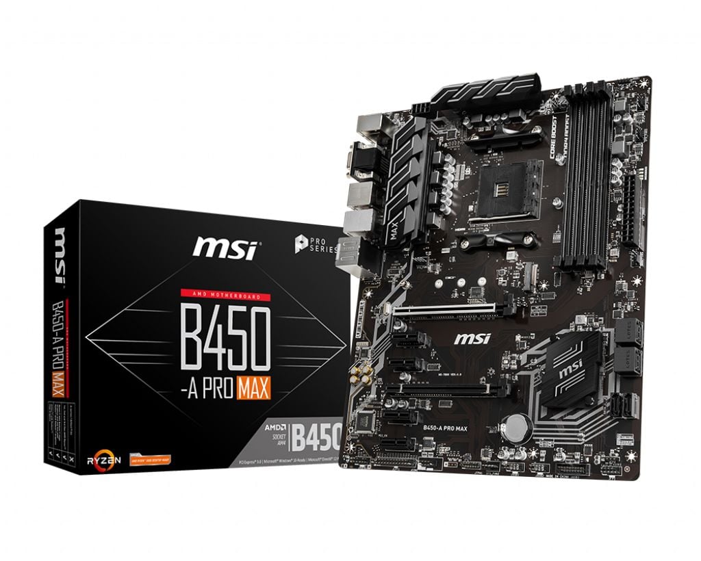 MSI B450-A PRO MAX 3466Mhz HDMI USB3.1 AM4