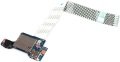 Lenovo Orijinal ideapad 5C50G89483 Notebook Audio Jack SD Kart Port Board