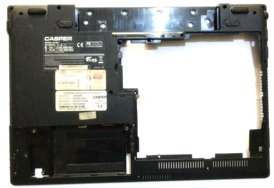 Casper W76S W765 W765SUN Alt Kasa Bottom Case 6-39-W76S3-012-C