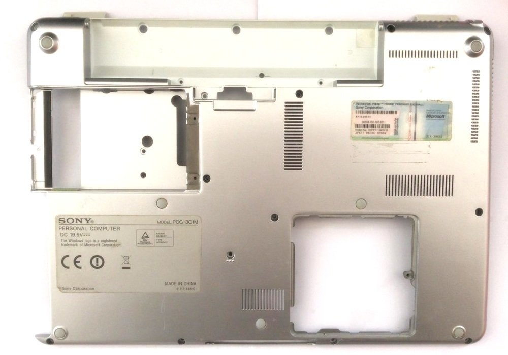 Sony Vaio VGN-CS VGNCS PCG-3C2P PCG-3C1M Alt Kasa Bottom Case 3JGD2BHN020