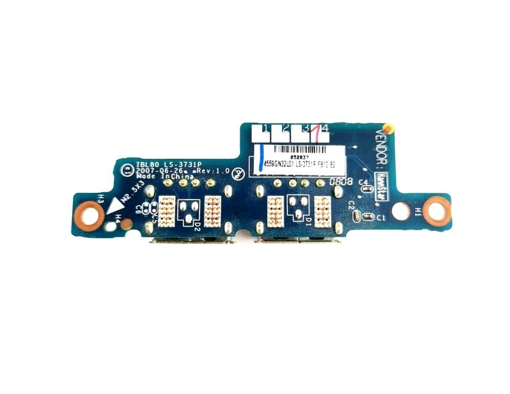 Orijinal HP Compaq Presario C700 C720 C750 F500 USB Port Board LS-3731P