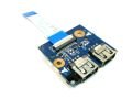 Orijinal HP Pavilion 50.4RI02.011 48.4RH05.021 USB Port Board Kablolu