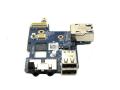 Dell Latitude E6400 Audio Jack Ethernet USB Port Board LS-3804P