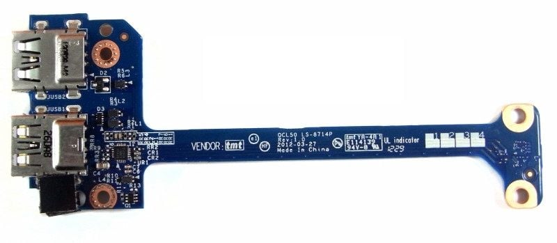 Orijinal HP Envy M6-1000 M6-1105DX Notebook USB Port Board LS-8714P
