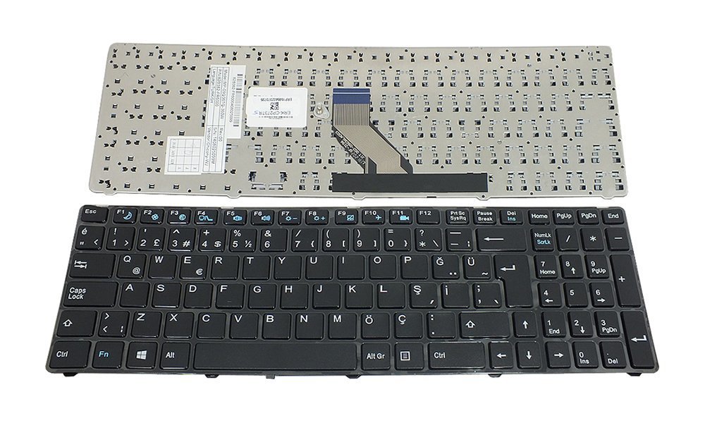 Casper Nirvana MT55 Casper Nirvana MT50 Notebook Klavye Laptop Tuş Takımı - Siyah