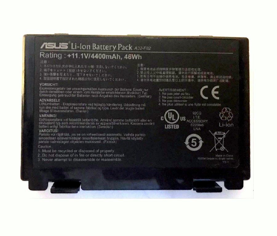 Orijinal Asus F52 F82 K40 K50 K60 K61 Batarya Pil A32-F82