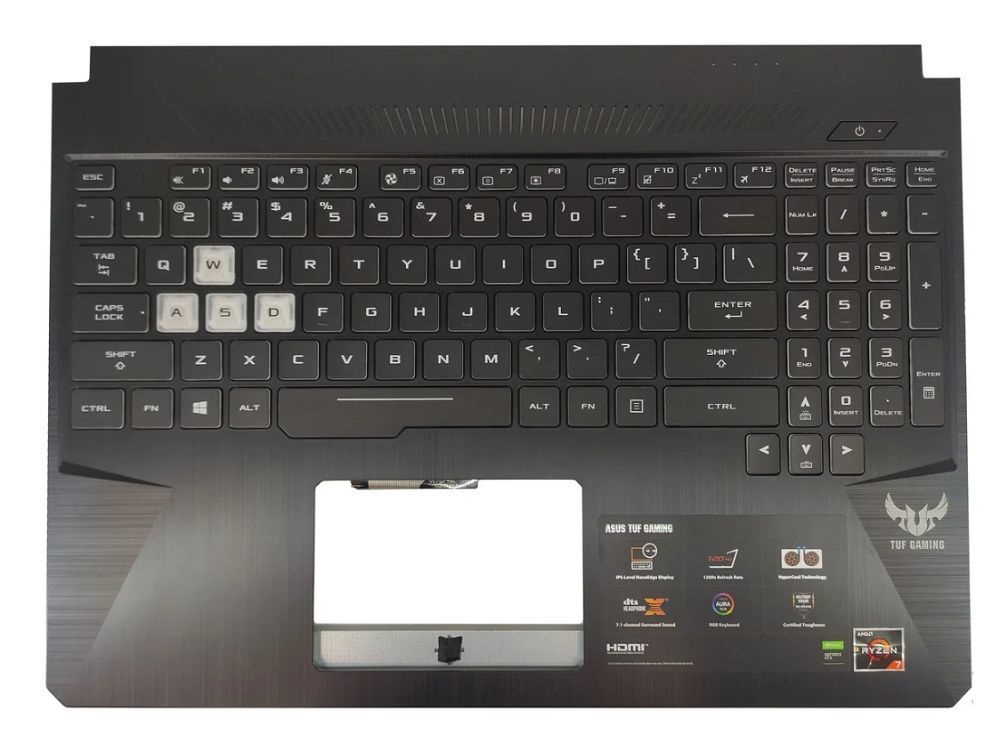 Asus Tuf Gaming FX86 FX86S FX86F Notebook Türkçe Klavye Dahil Üst Kasa