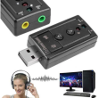 Koodmax 7.1 USB Ses Kartı Harici USB Sound Kart Virtual 3D Çevirici