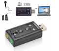 Koodmax 7.1 USB Ses Kartı Harici USB Sound Kart Virtual 3D Çevirici
