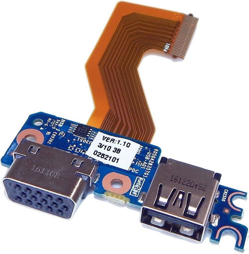 Orijinal Hp EliteBook 840 G3 850 G3 Notebook VGA USB Port Board Kablolu