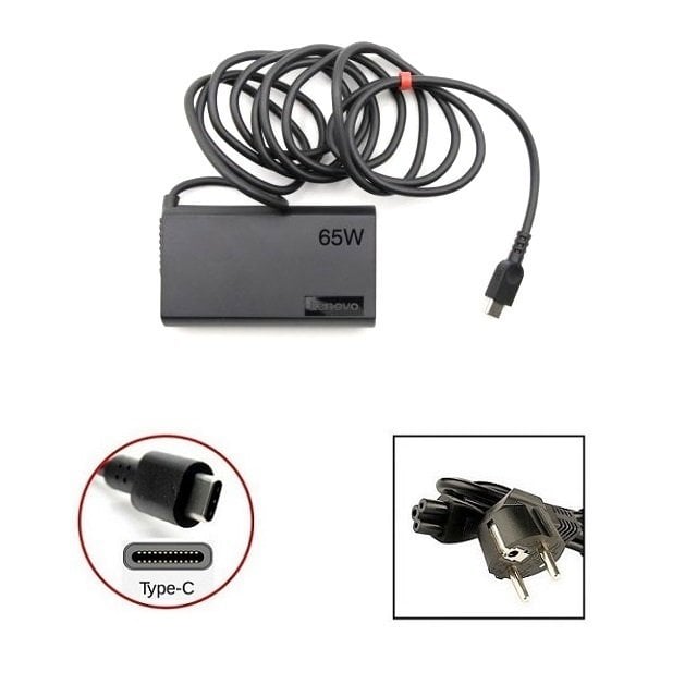 Orijinal Lenovo Yoga Slim 7-15ITL05 65W 3.25A Type-C Uç Notebook Adaptör Laptop Şarj Aleti 02DL155