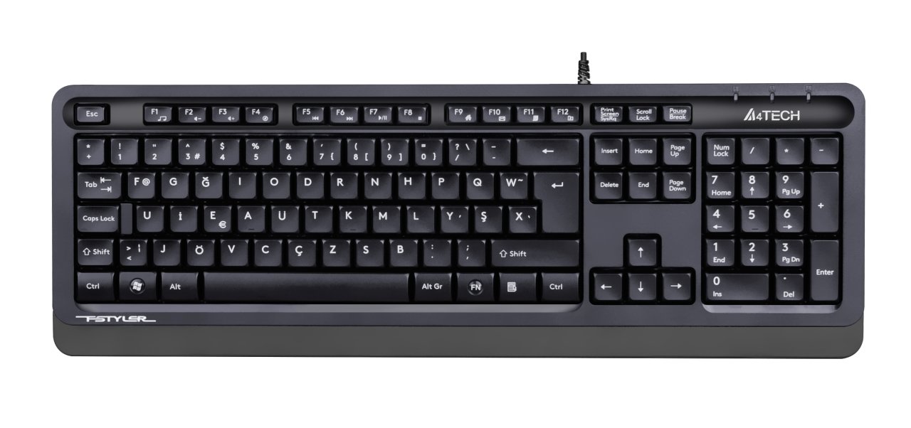 A4 TECH FK10 FN-MULTIMEDYA F KLAVYE USB GRİ