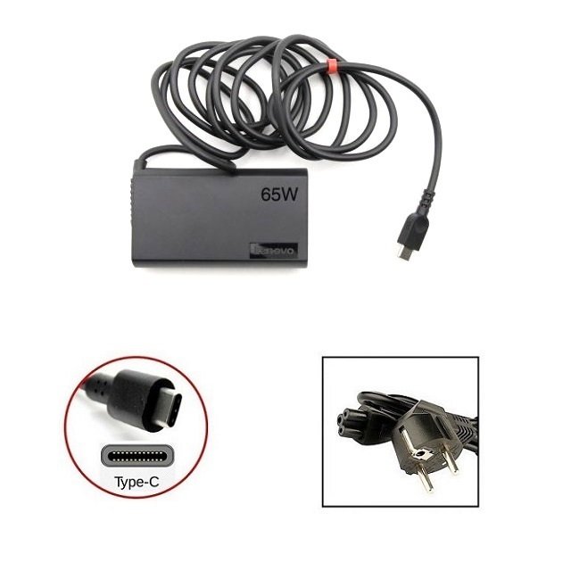 Orijinal Lenovo Tab K10 65W 3.25A Type-C Uç Notebook Adaptör Laptop Şarj Aleti 02DL155