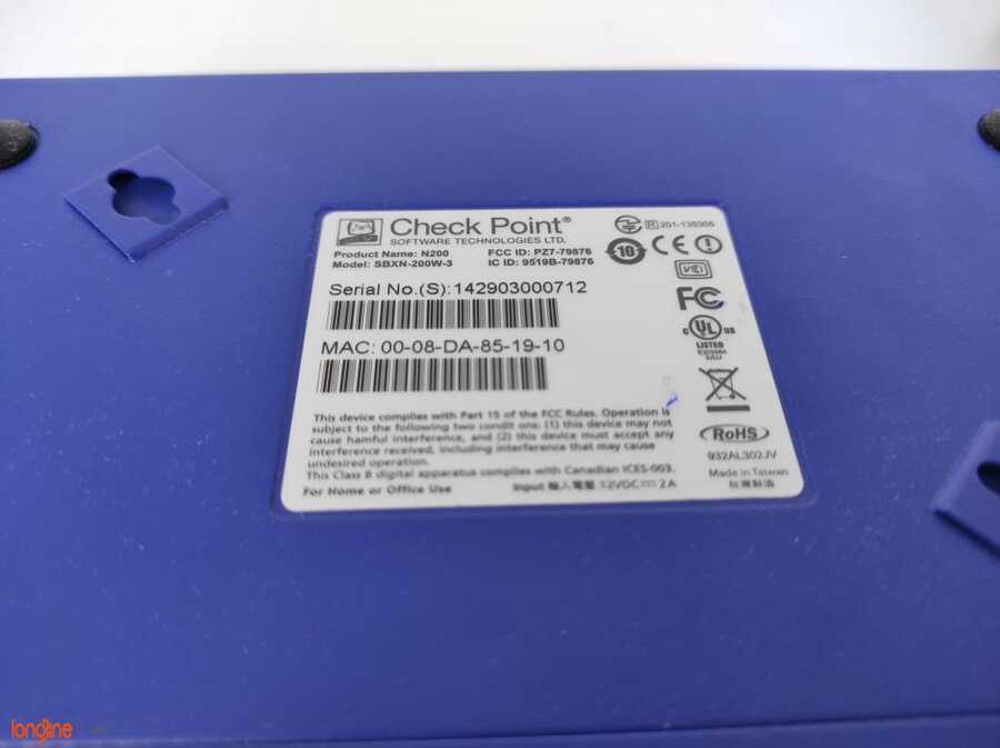 İkinci El CHECKPOINT UTM-1 Edge N SBXN-200-3 Internet Security Appliance