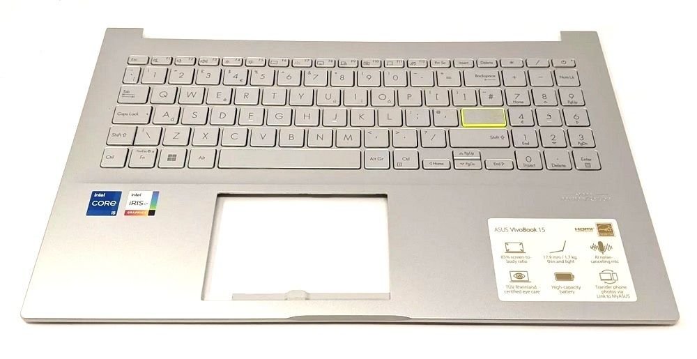 Asus VivoBook 15 K513E K513EA X513EA S513IA Türkçe Klavye Dahil Üst Kasa