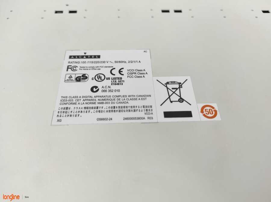 İkinci El ALCATEL OMNISWITCH OS6602-24 6602 24x 10/100 RJ45 + 2Sfp Switch
