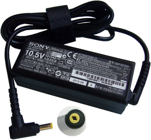 Orijinal Sony Vaio Duo SVD11 10.5V 4.3A  Notebook Adaptör (VGP-AC10V8)