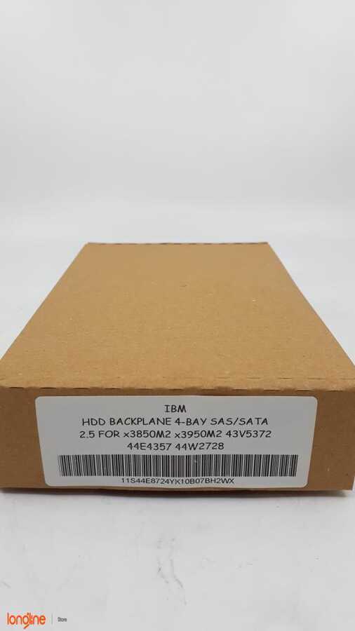 İkinci El IBM BACKPLANE 4-BAY SAS/SATA 2.5 X3850M2 X3950M2 43V5372 44E4357