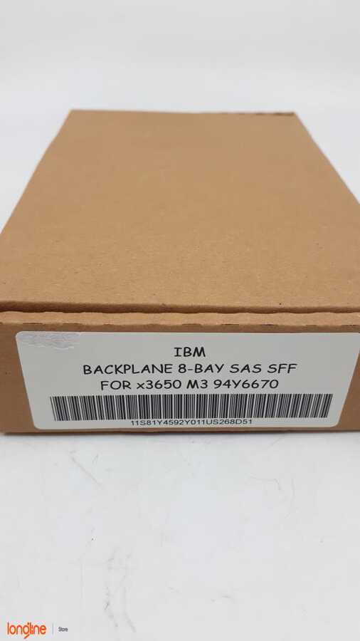 İkinci El IBM BACKPLANE 8-BAY SAS SFF FOR X3650 M3 94Y6670