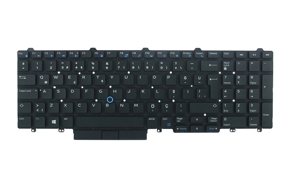Orijinal Dell Latitude E5550 5550 E5570 E5580 Klavye Tuş Takımı CN-00TG2X