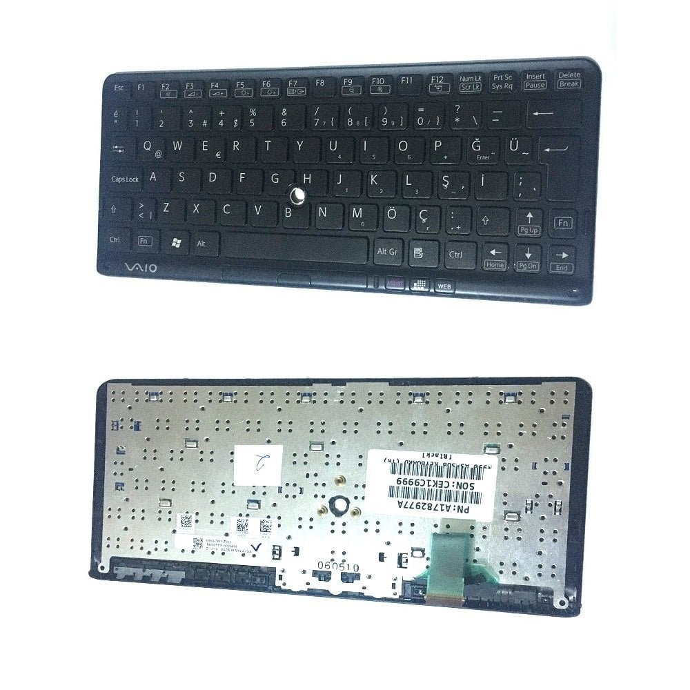 Orijinal Sony Vaio VPC-P Serisi Türkçe Klavye Tuş Takımı N860-7885-T102