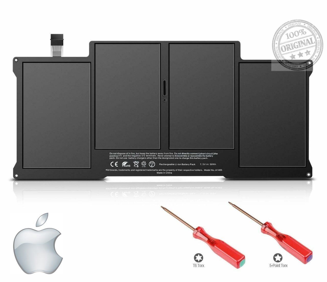 Orjınal Apple Macbook Air 1496 a1466 a1369 EMC 2925, EMC 2632, EMC 2559, EMC 2469, EMC 2392 Batarya  7150Mah