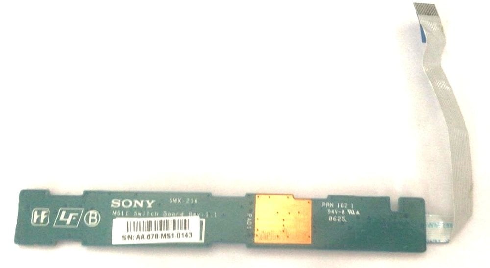 Sony Vaio VGNFE VGN-FE PCG-7V1M Medya Buton Kartı SWX-216