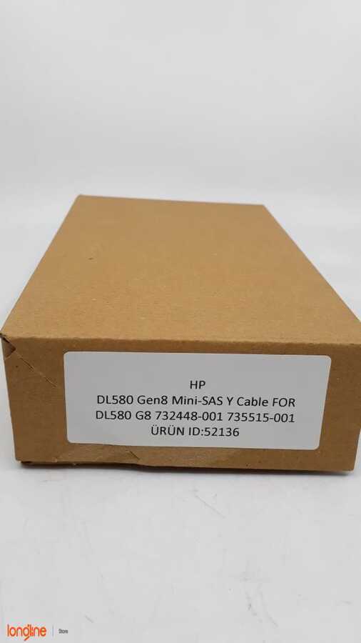 İkinci El HP 735515-001 DL580 Gen8 Mini-SAS Y Cable 732448-001
