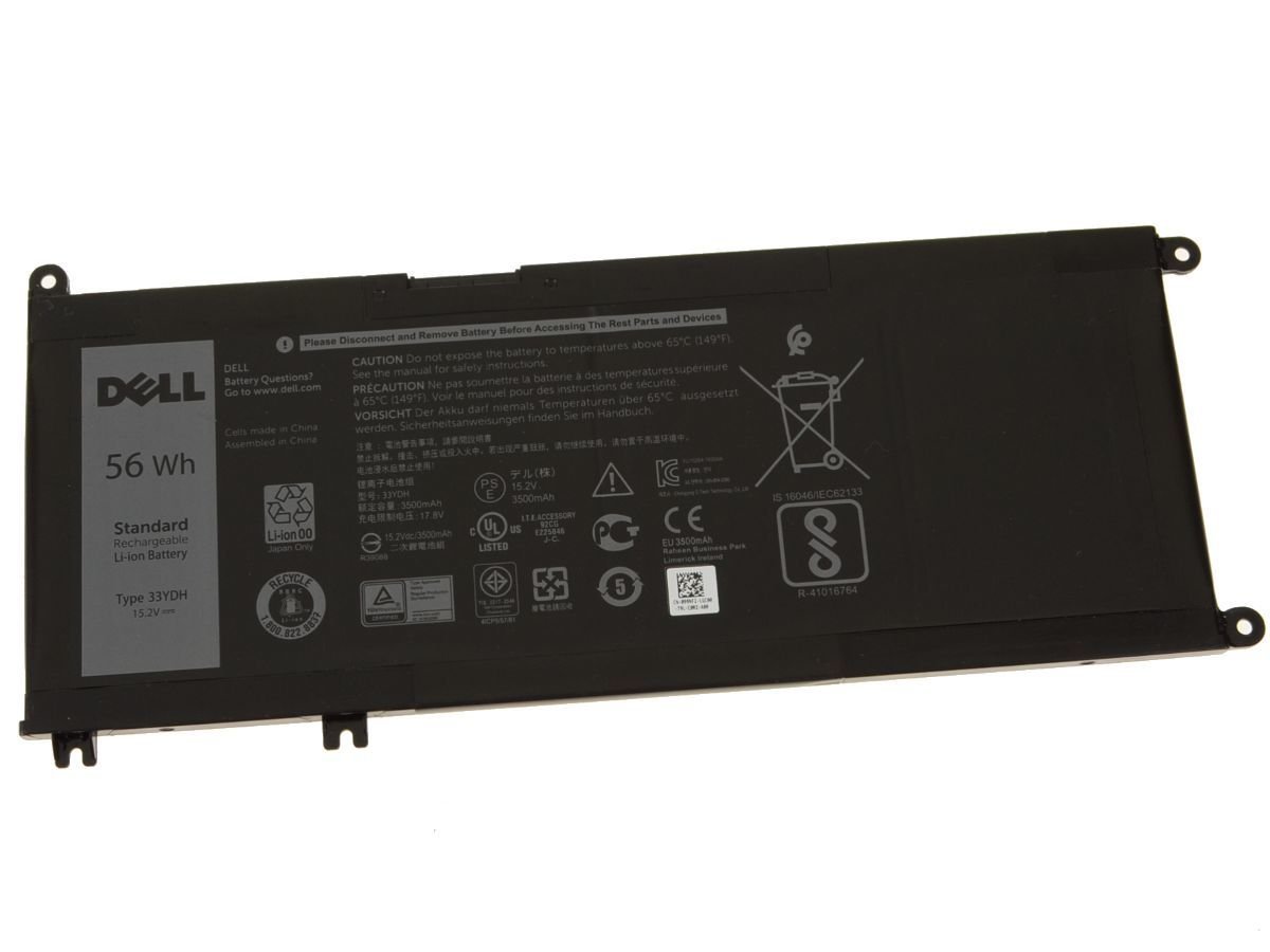 Orijinal Dell inspiron 15 7577 Notebook Batarya Laptop Pil Type 33YDH