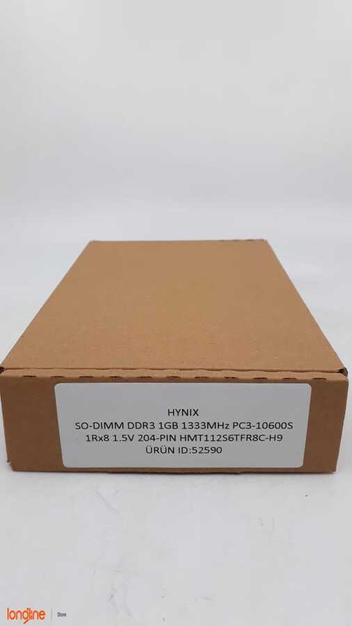 İkinci El Hynix 1GB PC3-10600S-9-10-B1 RAM SODIMM HMT112S6TFR8C-H9