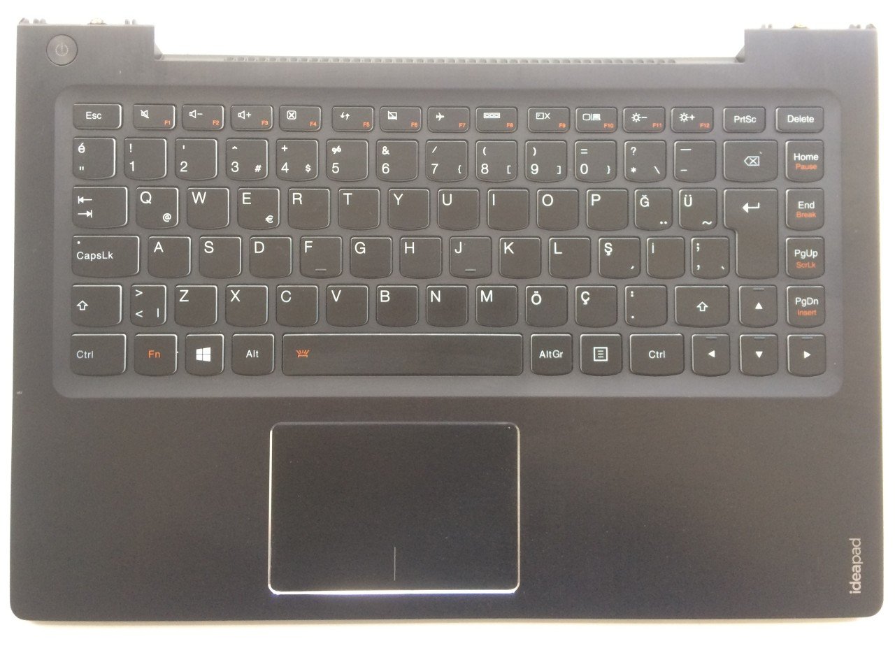 Orijinal Lenovo ideapad U330P, U330T Touch Notebook Siyah Üst Klavye Kasa 3KLZ5TALV40