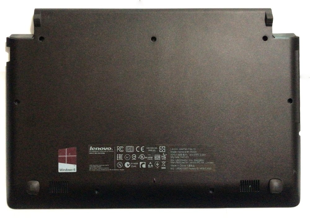 Orijinal Lenovo ideapad Flex 10 Alt Kasa Bottom Case LJ010038Y00663