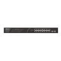 RUİJİE-REYEE RG-ES118GS-P 16XGE 2XGE F.GİGABİT 247W POE SWİTCH