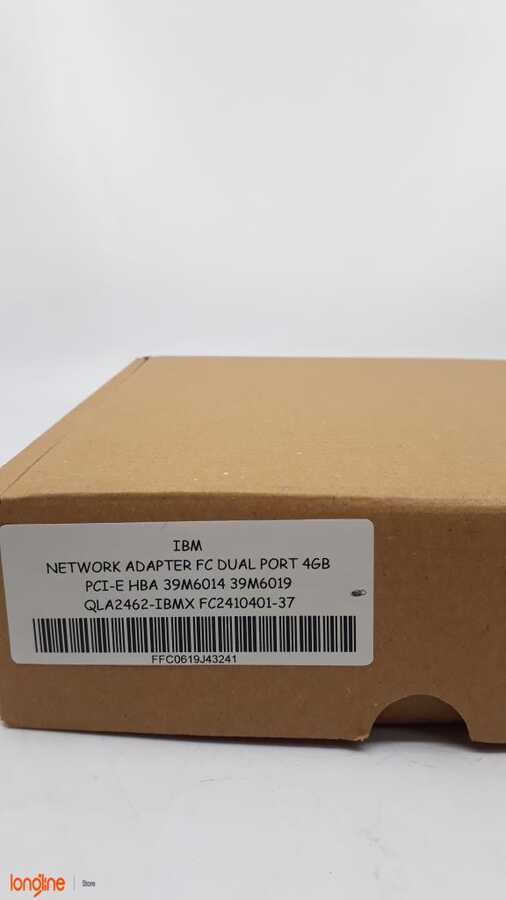 İkinci El IBM FC DUAL PORT 4GB PCI-E HBA 39M6014 39M6019 QLA2462