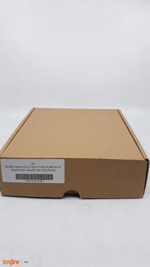 İkinci El HP 496057-001 DL380 G6 G7 2 x4 1 x8 PCI-E Riser Card 451278-001