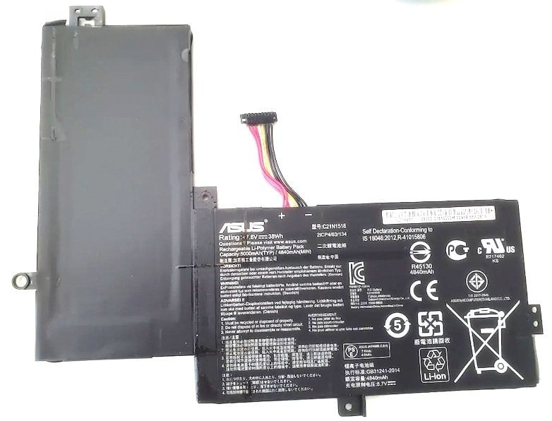 Orijinal Asus TP501 TP501UA TP501UB TP501UQ Batarya Pil C21N1518