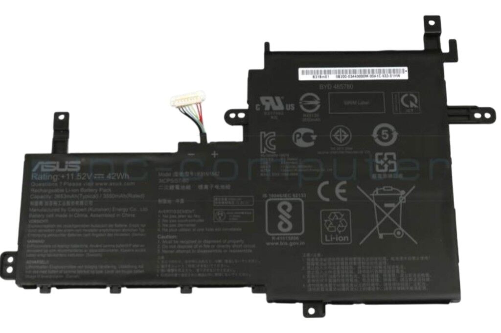 Asus F513 K513 M513 S513 X513 S531 X531 K531 V531 V5050 S5500 B31N1842 Orijinal Laptop Batarya
